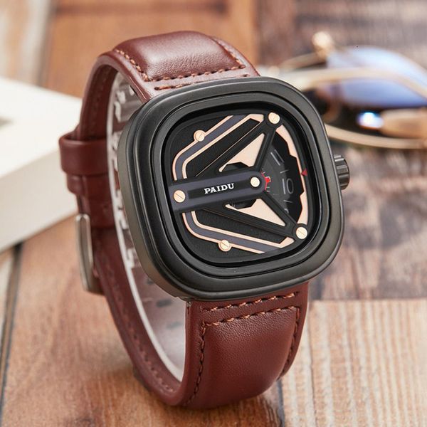 wristwatches drop 2023 paidu men watches sports fashion creative leather band quartz watch relogio masculino 230103, Slivery;brown
wristwatches drop 2023 paidu men watches sports fashion creative leather band quartz watch relogio masculino 230103, Slivery;brown