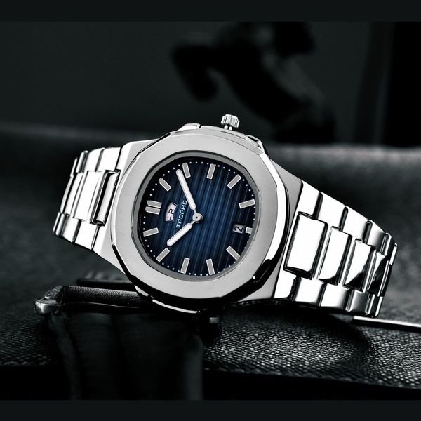 wristwatches men luxury stainless steel watch calendar date quartz wrist es for man business luminous clock relogio masculino 230103, Slivery;brown
wristwatches men luxury stainless steel watch calendar date quartz wrist es for man business luminous clock relogio masculino 230103, Slivery;brown