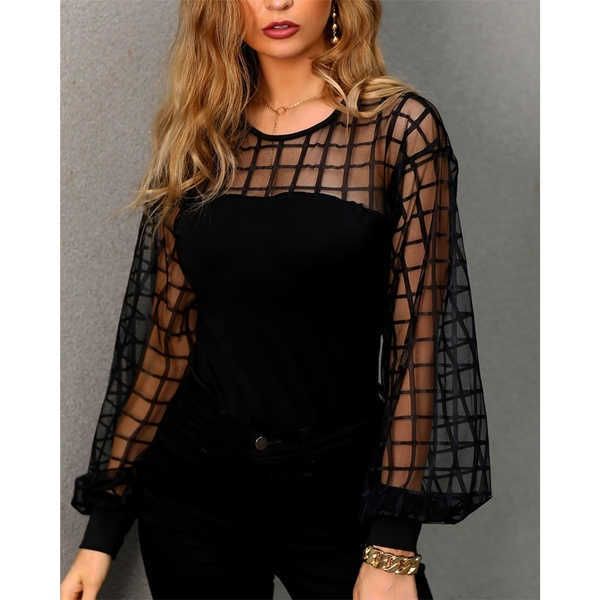 women's t-shirt new 2022 women see-through grid mesh patchwork long sleeve t-shirt female fashion lace splicing loose casual pullover, White
women's t-shirt new 2022 women see-through grid mesh patchwork long sleeve t-shirt female fashion lace splicing loose casual pullover, White