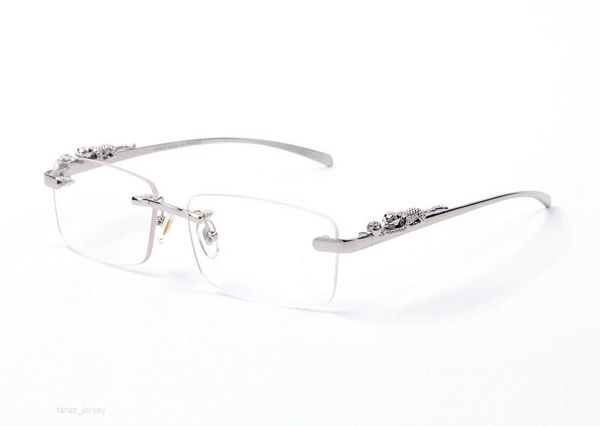 fashion brand sunglasses frames glasses rimless gold silver metal panther frame vintage sun glasses uv400 2022 luxury designer women good, Black
fashion brand sunglasses frames glasses rimless gold silver metal panther frame vintage sun glasses uv400 2022 luxury designer women good, Black