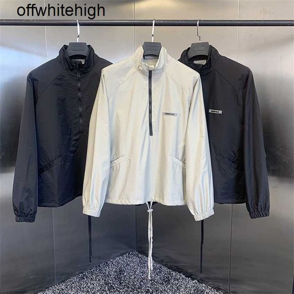 luxury hoodie sweatshirt essentials jacket windbreaker nylon windbreak high street double line, Black
luxury hoodie sweatshirt essentials jacket windbreaker nylon windbreak high street double line, Black