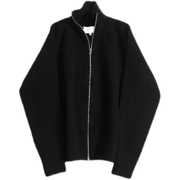 women's knits tees oversized men and women knitted jacket black loose cardigan spring autumn 230104, White
women's knits tees oversized men and women knitted jacket black loose cardigan spring autumn 230104, White