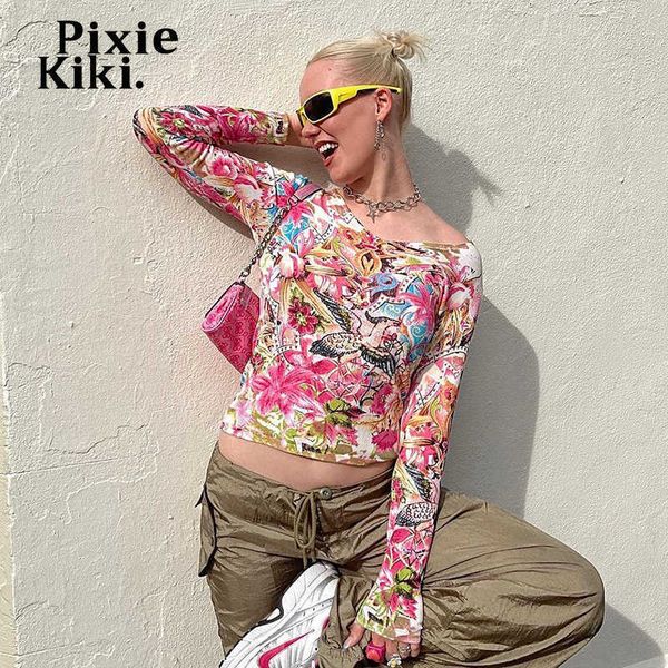 women's t-shirt pixiekiki fashion y2k streetwear women clothes pink graphic t shirts new in casual long sleeve crop p85-bz15 t230104, White
women's t-shirt pixiekiki fashion y2k streetwear women clothes pink graphic t shirts new in casual long sleeve crop p85-bz15 t230104, White