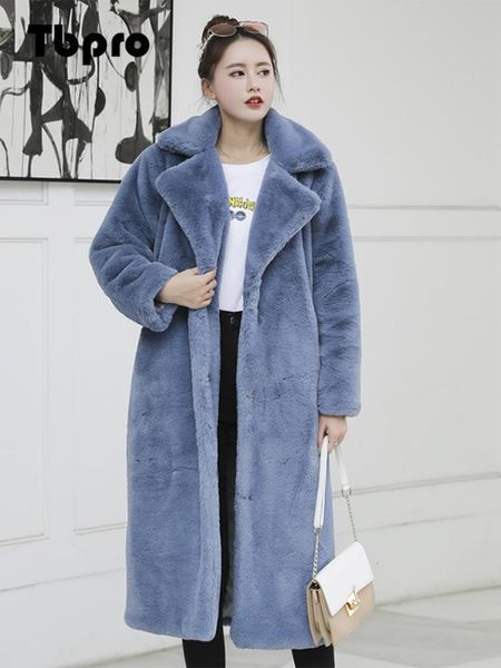 women's jacket solid faux rabbit fur coat luxury long loose lapel over winter thick warm female plush 230105, Black;brown
women's jacket solid faux rabbit fur coat luxury long loose lapel over winter thick warm female plush 230105, Black;brown