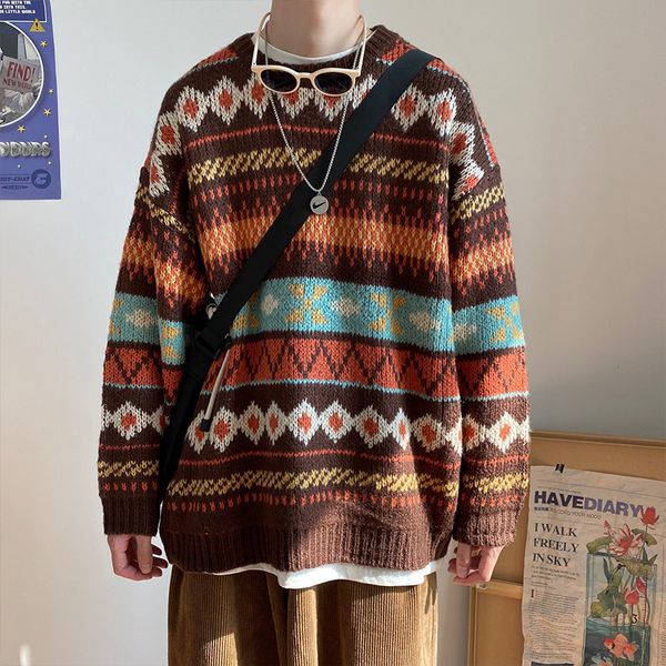 men's sweaters oversized knit pull homme male knitted pullover jumper casual harajuku streetwear winter 230105, White;black
men's sweaters oversized knit pull homme male knitted pullover jumper casual harajuku streetwear winter 230105, White;black
