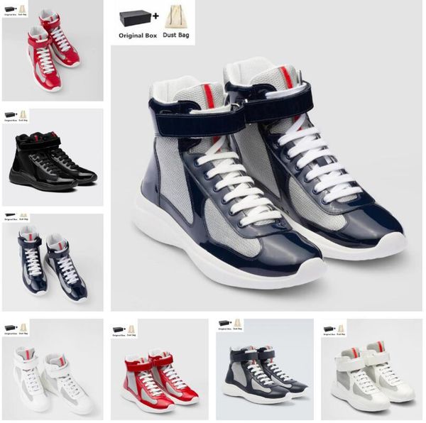 popular bran men americas cup runner sport shoes high-light rubber sole trainer fabric patent leather sneakers man walking eu38-46, Black
popular bran men americas cup runner sport shoes high-light rubber sole trainer fabric patent leather sneakers man walking eu38-46, Black