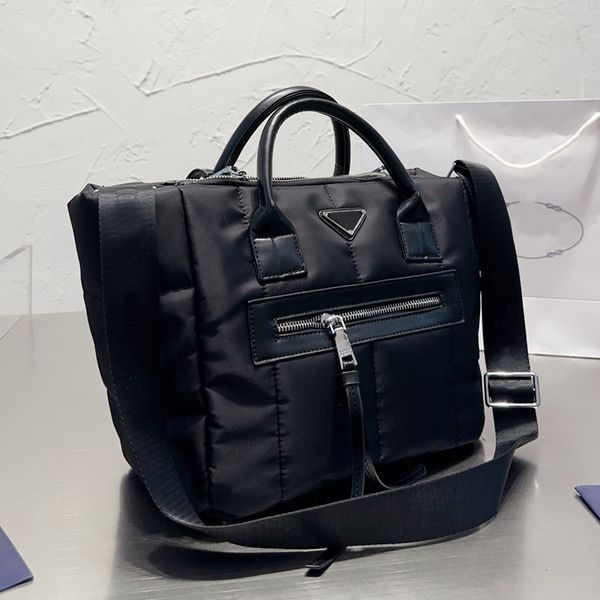 nylon tote bag casual shoulder bags large capacity women travel shopping handbags zipper closure leather portable silver hardware removable
nylon tote bag casual shoulder bags large capacity women travel shopping handbags zipper closure leather portable silver hardware removable