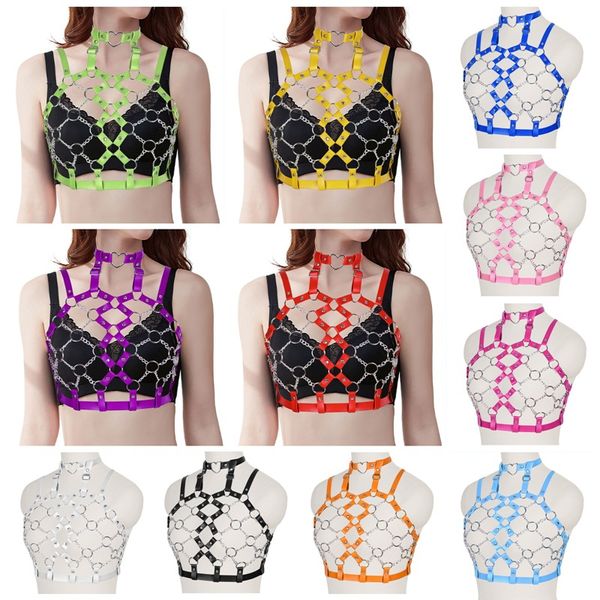 costume accessories women goth adjustable body cage lingerie chain bra bondage body harness underwear belt punk pole dance, Silver
costume accessories women goth adjustable body cage lingerie chain bra bondage body harness underwear belt punk pole dance, Silver