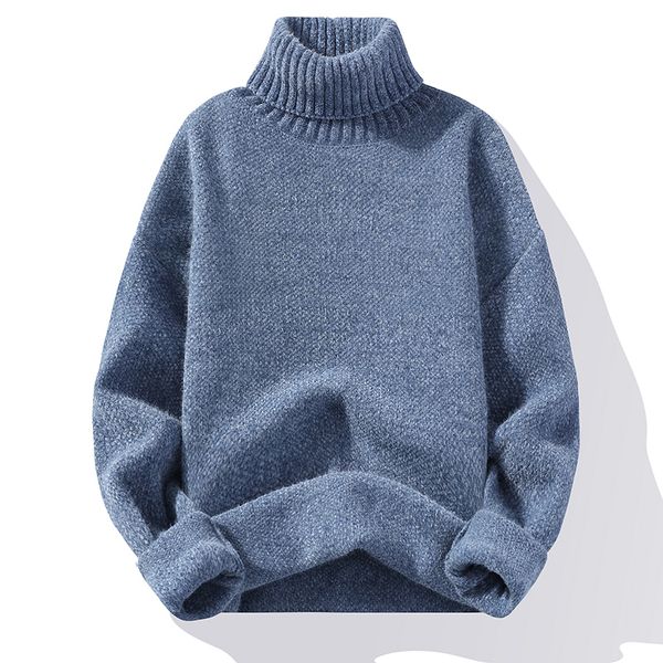 men's sweaters solid color knitted turtleneck winter male causal pullovers man clothes m3xl 230105, White;black
men's sweaters solid color knitted turtleneck winter male causal pullovers man clothes m3xl 230105, White;black