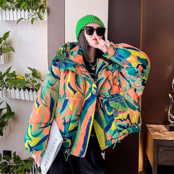 women's down parkas thick winter fashion zipper wide waisted full korean sweet girls coat jackets keep warm all match 230104, Black
women's down parkas thick winter fashion zipper wide waisted full korean sweet girls coat jackets keep warm all match 230104, Black