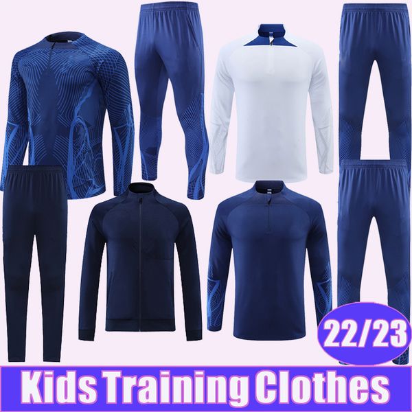 22 23 pogba mbappe kit kids suit soccer jerseys training wear national team giroud benzema griezmann kante child half zip tracksuit football, Black
22 23 pogba mbappe kit kids suit soccer jerseys training wear national team giroud benzema griezmann kante child half zip tracksuit football, Black