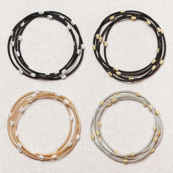 bangle fashion jewelry women s charm gift metal carbon steel wire spring ball multi layer combination mixed color bracelet set 230104, Black
bangle fashion jewelry women s charm gift metal carbon steel wire spring ball multi layer combination mixed color bracelet set 230104, Black