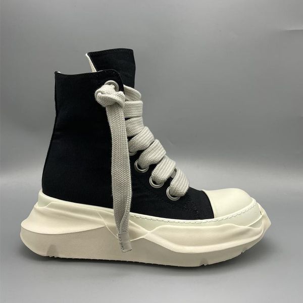 designer rick original canvas shoes thick sole jumbo shoeslace drk women sports shoes owens male sneakers shdw lace-up women's sneaker, Black
designer rick original canvas shoes thick sole jumbo shoeslace drk women sports shoes owens male sneakers shdw lace-up women's sneaker, Black