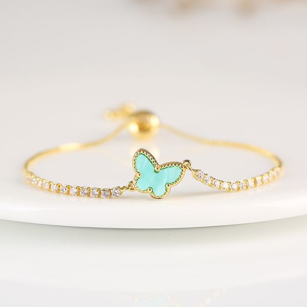 other bracelets ybwl designer charms for women blue butterfly luxury brand romance fashion jewelry adjustable length gift 230104, Golden;silver
other bracelets ybwl designer charms for women blue butterfly luxury brand romance fashion jewelry adjustable length gift 230104, Golden;silver