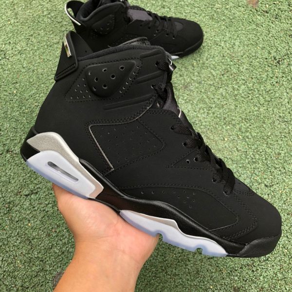 original quality 6s metallic silver basketball shoes mens designer 6 black metallic-silver sports sneakers come with box size us7-13
original quality 6s metallic silver basketball shoes mens designer 6 black metallic-silver sports sneakers come with box size us7-13