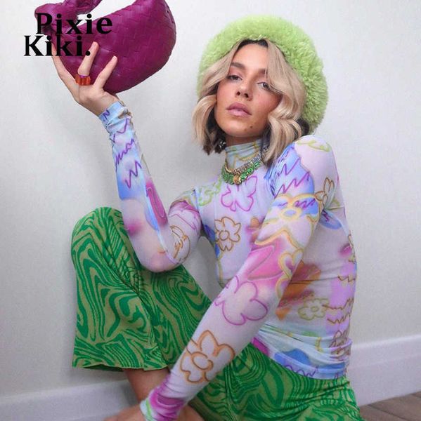 women's t-shirt pixiekiki graffiti printed mesh sheer long sleeve crop winter y2k aesthetic clothes graphic t shirts for women p85-ai10, White
women's t-shirt pixiekiki graffiti printed mesh sheer long sleeve crop winter y2k aesthetic clothes graphic t shirts for women p85-ai10, White