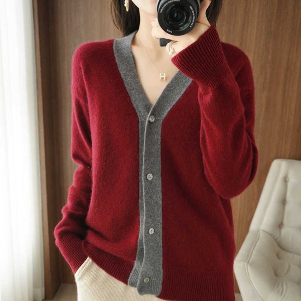 women's sweaters knits tees 2021 new pure cashmere cardigan women v-neck plus size knit jacket autumn winter 100%wool loose color match, White;black
women's sweaters knits tees 2021 new pure cashmere cardigan women v-neck plus size knit jacket autumn winter 100%wool loose color match, White;black