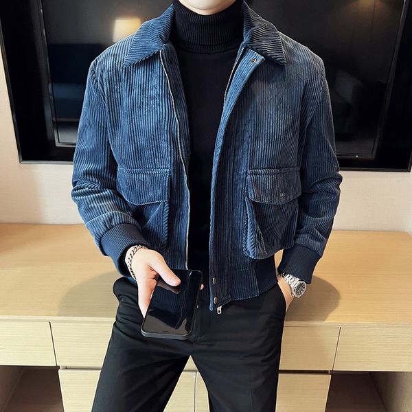 2023 men autumn winter warm corduroy casual jackets/male slim fit short fashion business coat hombre solid color jacket s-2xl, Black;brown
2023 men autumn winter warm corduroy casual jackets/male slim fit short fashion business coat hombre solid color jacket s-2xl, Black;brown