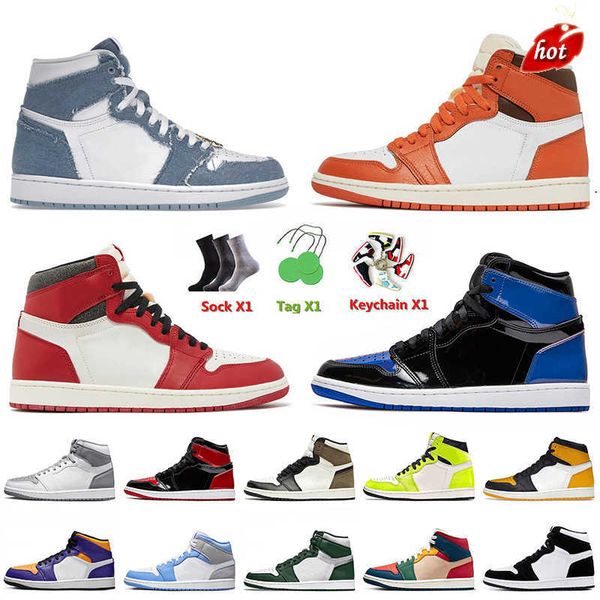 2023 2023 new jumpman 1 basketball shoes 1s og denim starfish lost found taxi gorge green mid university blue women mens trainers dark mocha, Black
2023 2023 new jumpman 1 basketball shoes 1s og denim starfish lost found taxi gorge green mid university blue women mens trainers dark mocha, Black
