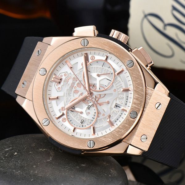 2022 men's luxury quartz watch business fashion six pin hollow multi-functional calendar waterproof tape watches, Slivery;brown
2022 men's luxury quartz watch business fashion six pin hollow multi-functional calendar waterproof tape watches, Slivery;brown