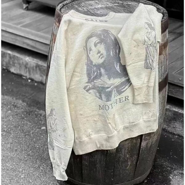 men's hoodies sweatshirts oversized fleece khaki mother sweatshirt washed old graffiti destroy couple 230105, Black
men's hoodies sweatshirts oversized fleece khaki mother sweatshirt washed old graffiti destroy couple 230105, Black