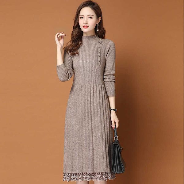 women's sweaters party dresses 2022 plus size lace lack long pleated knitted sweater women elegant slim blue autumn winter sleeve femal, White;black
women's sweaters party dresses 2022 plus size lace lack long pleated knitted sweater women elegant slim blue autumn winter sleeve femal, White;black
