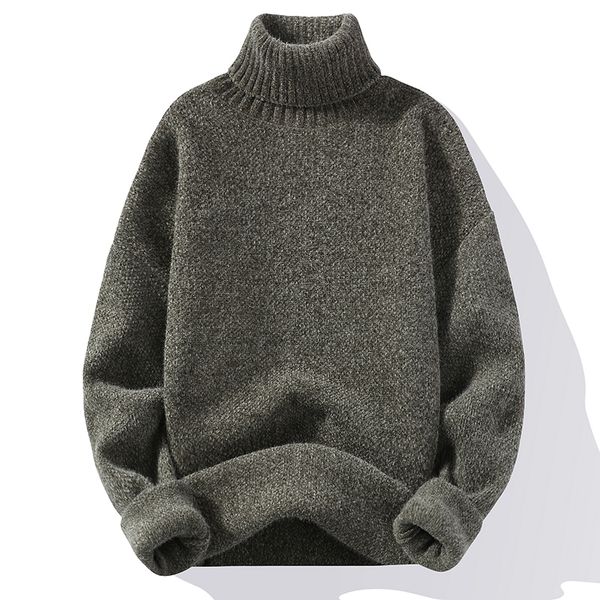 men's sweaters winter men warm turtleneck mens slim knitted high neck pullovers autumn male solid color casual knitwear 230105, White;black
men's sweaters winter men warm turtleneck mens slim knitted high neck pullovers autumn male solid color casual knitwear 230105, White;black