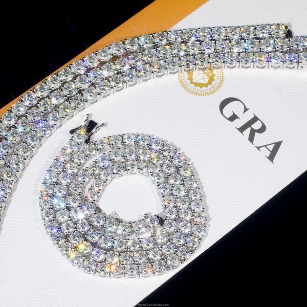 factory non-fading in stock gra 925 silver vvs moissanite tennis chain 3mm 4mm 5mm 6mm necklace bracelet men fine
factory non-fading in stock gra 925 silver vvs moissanite tennis chain 3mm 4mm 5mm 6mm necklace bracelet men fine