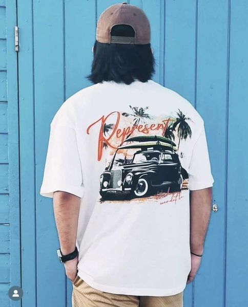 2023 fashion men's and women's t shirts uk high street brand representative sogd california limited coconut tree vintage car short, White
2023 fashion men's and women's t shirts uk high street brand representative sogd california limited coconut tree vintage car short, White