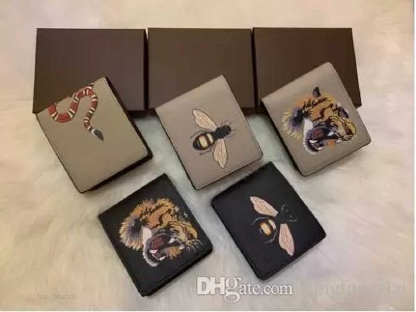 men animal short wallet leather black snake tiger bee wallets women long style luxury purse wallet card holders with gift box top, Red;black
men animal short wallet leather black snake tiger bee wallets women long style luxury purse wallet card holders with gift box top, Red;black