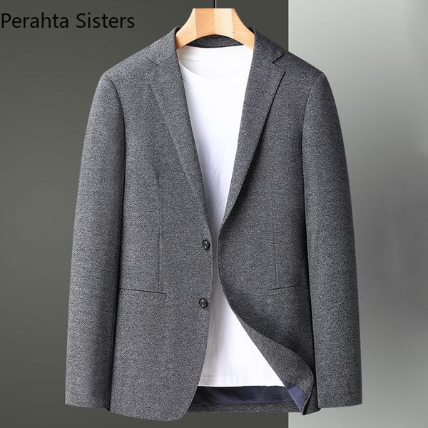 men's suits blazers brand spring gray casual suit for men pure color light business elegant trendyol mens clothes 230105, White;black
men's suits blazers brand spring gray casual suit for men pure color light business elegant trendyol mens clothes 230105, White;black
