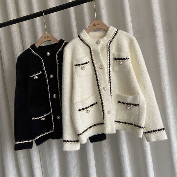 women's sweaters knits tees thick cardigan sweet plus large size female woman blouses winter women's clothing latest 2021 spring 2, White;black
women's sweaters knits tees thick cardigan sweet plus large size female woman blouses winter women's clothing latest 2021 spring 2, White;black