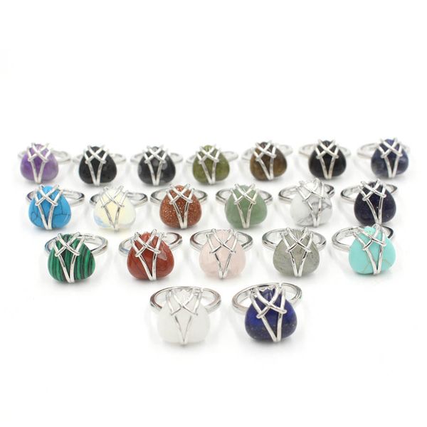 yowost love heart rings natural gems stone adjustable rings reiki healing amethysts rose quartzs opal ring girl women fashion jewelry bt015, Golden;silver
yowost love heart rings natural gems stone adjustable rings reiki healing amethysts rose quartzs opal ring girl women fashion jewelry bt015, Golden;silver