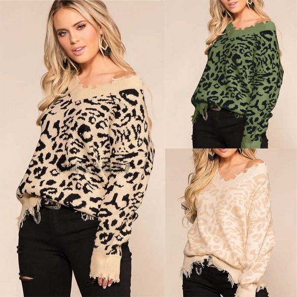 women's sweaters men's leopard autumn plus size long sleeve green knitted women warm loose soft winter woman knitting 230105, White;black
women's sweaters men's leopard autumn plus size long sleeve green knitted women warm loose soft winter woman knitting 230105, White;black