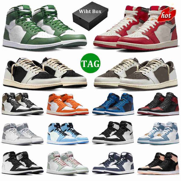 2023 with box 1 retro high basketball shoes 1s men women chicago lost and found reverse mocha olive patent bred starfish taxi gorge green, Black
2023 with box 1 retro high basketball shoes 1s men women chicago lost and found reverse mocha olive patent bred starfish taxi gorge green, Black