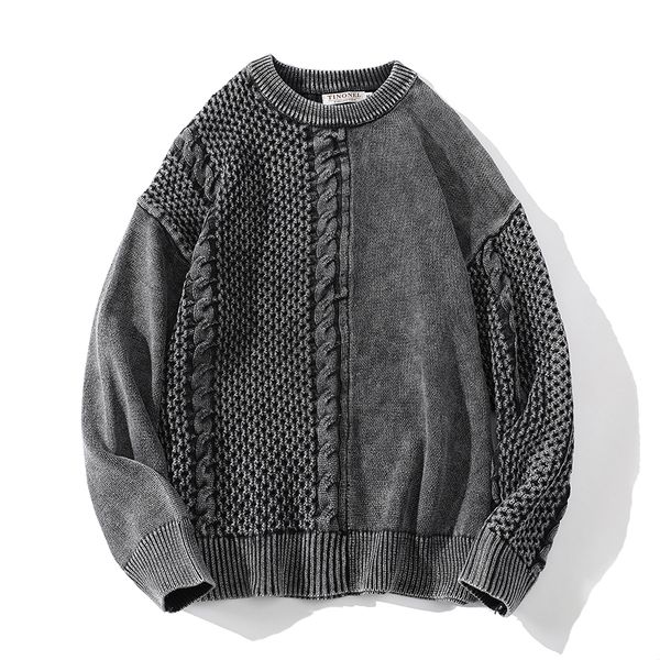 men's sweaters winter arrivals thick warm oneck cotton sweater brandclothing knitted cashmere pullover male 230105, White;black
men's sweaters winter arrivals thick warm oneck cotton sweater brandclothing knitted cashmere pullover male 230105, White;black