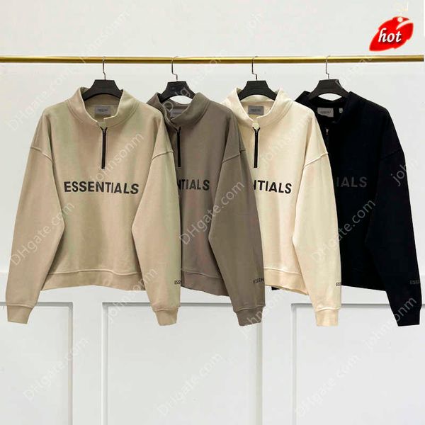 fw2023 fashion half-zip stand sweatshirt quality hoodie hip hop pullover turndown collar streetwear, Black
fw2023 fashion half-zip stand sweatshirt quality hoodie hip hop pullover turndown collar streetwear, Black