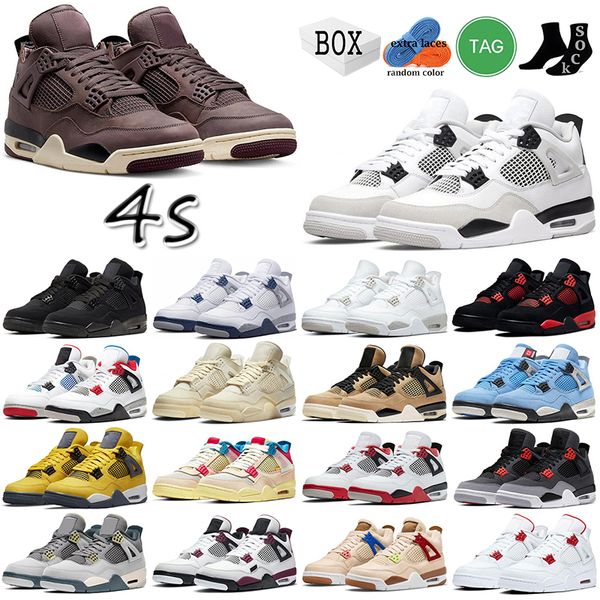 4 retro basketball shoes jumpman 4s with box military black cat midnight navy violet ore metallic purple fire red cement university blue
4 retro basketball shoes jumpman 4s with box military black cat midnight navy violet ore metallic purple fire red cement university blue