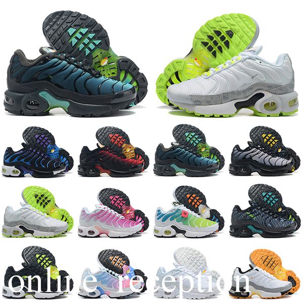 2023 kids tn plus designer shoes sports sneakers children boy girls trainers sneakers 24-35, Black
2023 kids tn plus designer shoes sports sneakers children boy girls trainers sneakers 24-35, Black