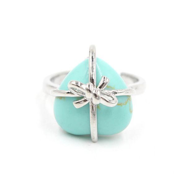 yowost heart shaped bow ring for women silver color natural stone adjustable rings engagement wedding bridal fashion jewelry bt014, Golden;silver
yowost heart shaped bow ring for women silver color natural stone adjustable rings engagement wedding bridal fashion jewelry bt014, Golden;silver