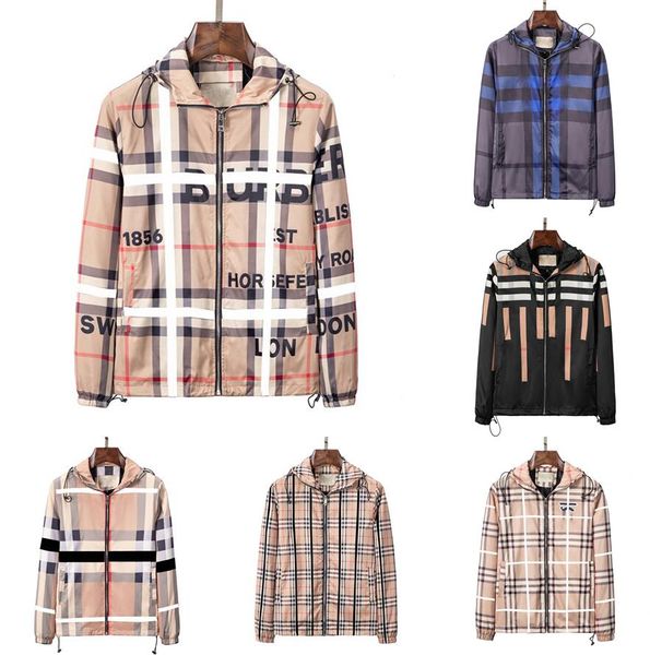 burb brand fashion designer mens jacket classic checkered wrinkle resistant spring autumn coat trench zipper outerwear sport asian size 3xl, Black;brown
burb brand fashion designer mens jacket classic checkered wrinkle resistant spring autumn coat trench zipper outerwear sport asian size 3xl, Black;brown