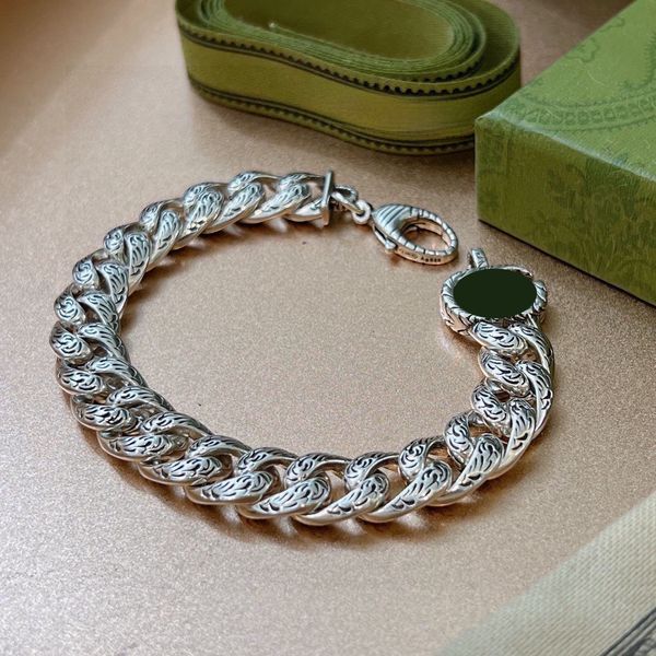 luxury designer 925 silver bracelets designer for women double g letter charm punk cuban chain bracelet hip hop 18cm 19cm 20cm 21cm 22cm 23c, Golden;silver
luxury designer 925 silver bracelets designer for women double g letter charm punk cuban chain bracelet hip hop 18cm 19cm 20cm 21cm 22cm 23c, Golden;silver