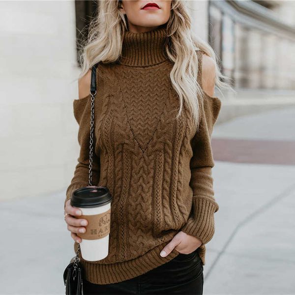 women's sweaters men's plus size knitted turtleneck women autumn winter solid long sleeve off the shoulder jumper ladies 230105, White;black
women's sweaters men's plus size knitted turtleneck women autumn winter solid long sleeve off the shoulder jumper ladies 230105, White;black