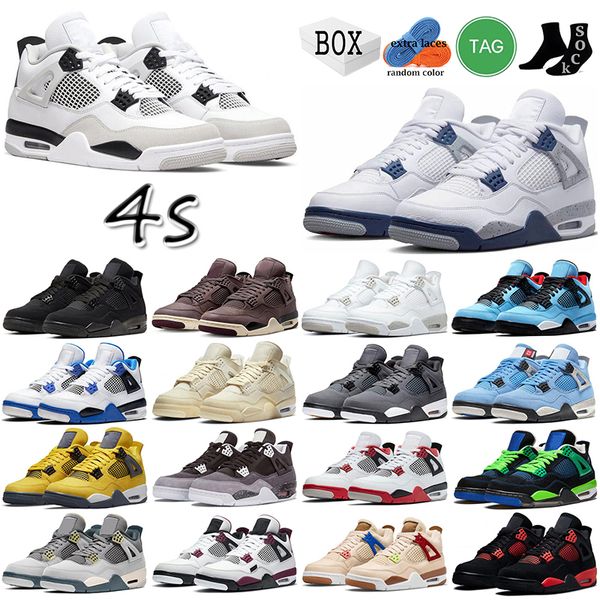 2023 mens basketball shoes jumpman 4 4s with box military black cat midnight navy violet ore fire red cement pure money messy room canvas me
2023 mens basketball shoes jumpman 4 4s with box military black cat midnight navy violet ore fire red cement pure money messy room canvas me