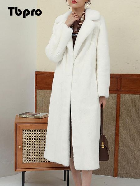 women's jacket soft faux rabbit fur coat fashion loose lapel long overcoat winter thick warm female street coats 230105, Black;brown
women's jacket soft faux rabbit fur coat fashion loose lapel long overcoat winter thick warm female street coats 230105, Black;brown