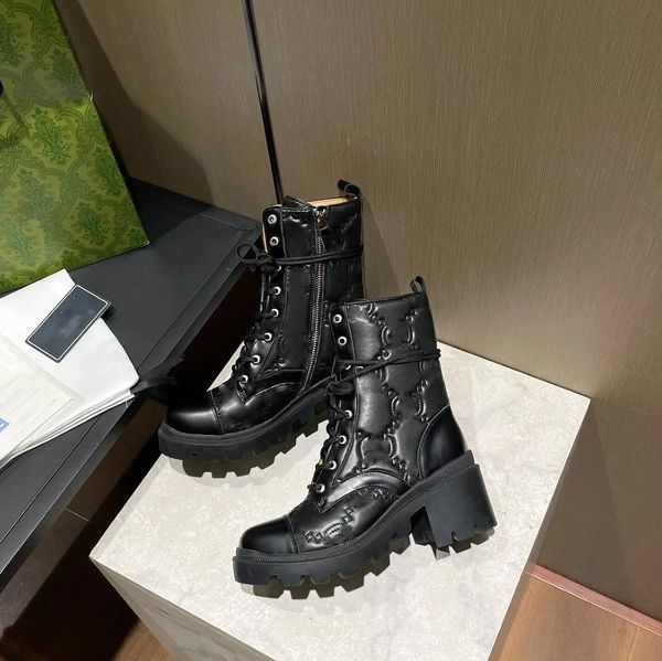 womens ankle boot matelasse lace-up boot double g hiking martin boots leather classic flat booties size35-42, Black
womens ankle boot matelasse lace-up boot double g hiking martin boots leather classic flat booties size35-42, Black