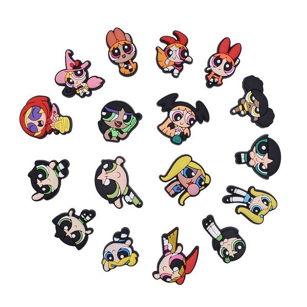 anime charms wholesale childhood memories the powerpuff girls 43 colors funny gift cartoon charms shoe accessories pvc decoration buckle, Blue
anime charms wholesale childhood memories the powerpuff girls 43 colors funny gift cartoon charms shoe accessories pvc decoration buckle, Blue