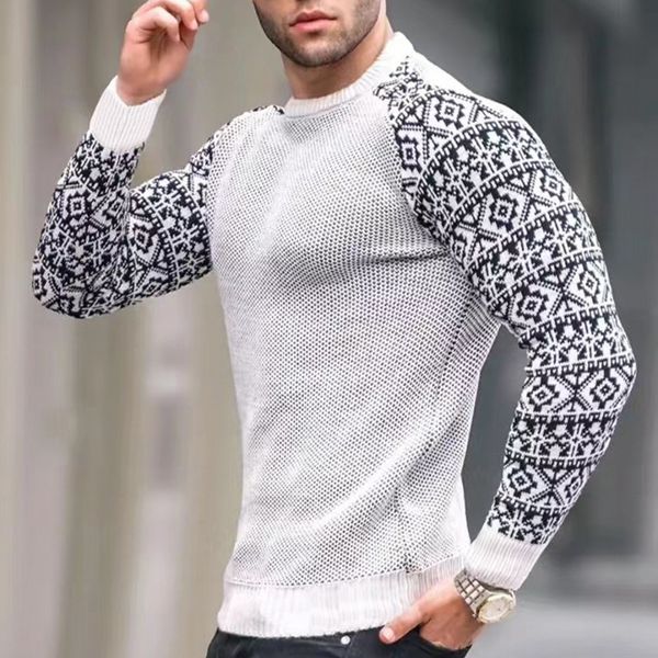 men's sweaters oversize knit pull homme male knitted pullover jumper patchwork harajuku casual streetwear 230105, White;black
men's sweaters oversize knit pull homme male knitted pullover jumper patchwork harajuku casual streetwear 230105, White;black
