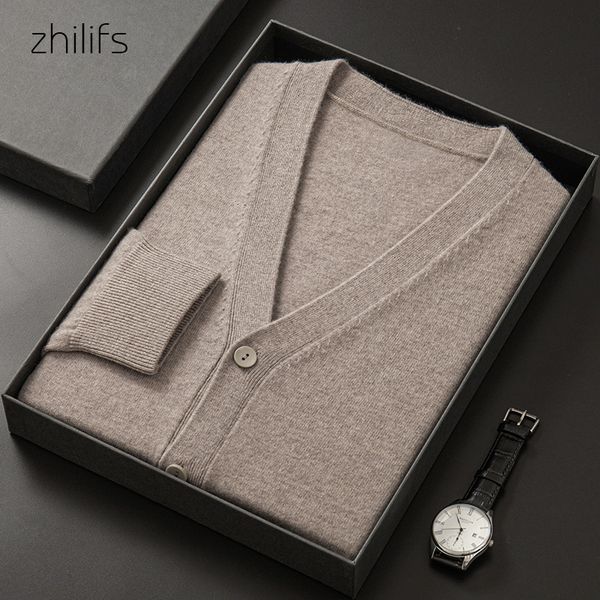 men's sweaters winter cardigan clothing fashion button decor super large sweater loose casual s merino wool 230105, White;black
men's sweaters winter cardigan clothing fashion button decor super large sweater loose casual s merino wool 230105, White;black