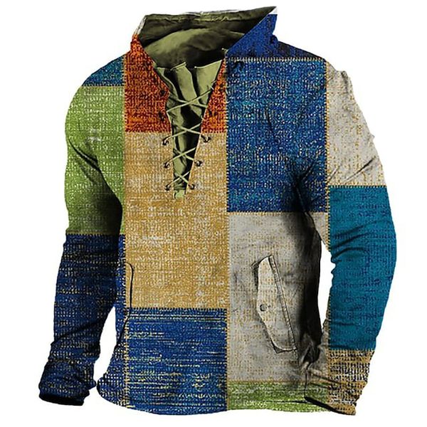 men's hoodies sweatshirts autumn long sleeve drawstring vneck pullover mens winter loose hoodie vintage men colour patchwork hooded 230, Black
men's hoodies sweatshirts autumn long sleeve drawstring vneck pullover mens winter loose hoodie vintage men colour patchwork hooded 230, Black